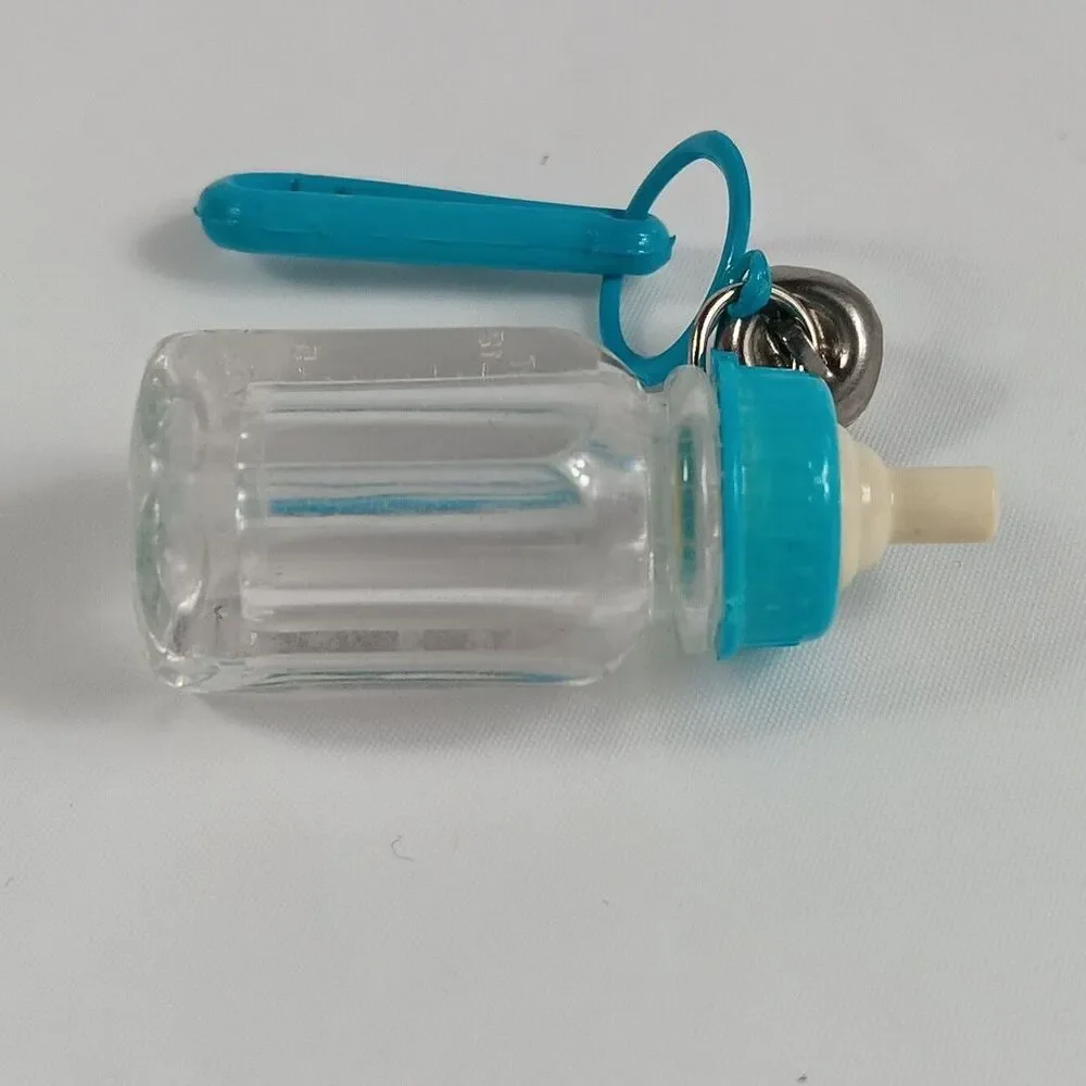 1980s Bell Charms Baby Bottle Clown Elephant Charms Lot Loose Played With Toys